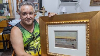 Valiosa pintura espanhola foi resgatada por homem que ‘gostou da moldura’
