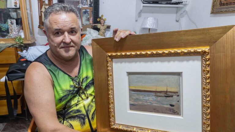 Valiosa pintura espanhola foi resgatada por homem que ‘gostou da moldura’