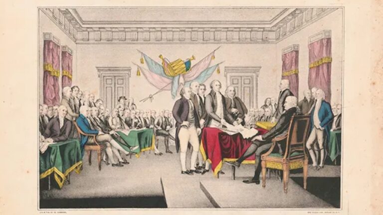 Rascunho original da Declaração de Independência é exibido nos EUA