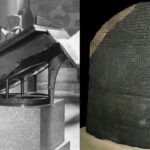 Como a Pedra de Roseta, descoberta pelos franceses no Egito, chegou ao Reino Unido?
