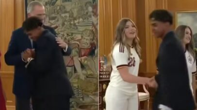 Cumprimento de Lamine Yamal à princesa Sofia vira motivo de polêmica nas redes sociais