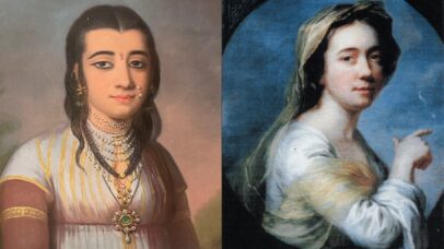 Retrato perdido de artista escocesa revela mulher da elite indiana