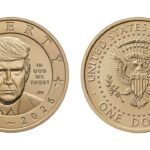 Moeda de 1 dólar com rosto de Trump começa a ser produzida nos EUA