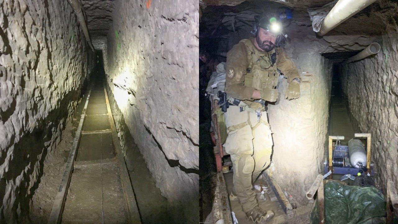 Autoridades descobrem o maior túnel já construído na fronteira México-Estados Unidos