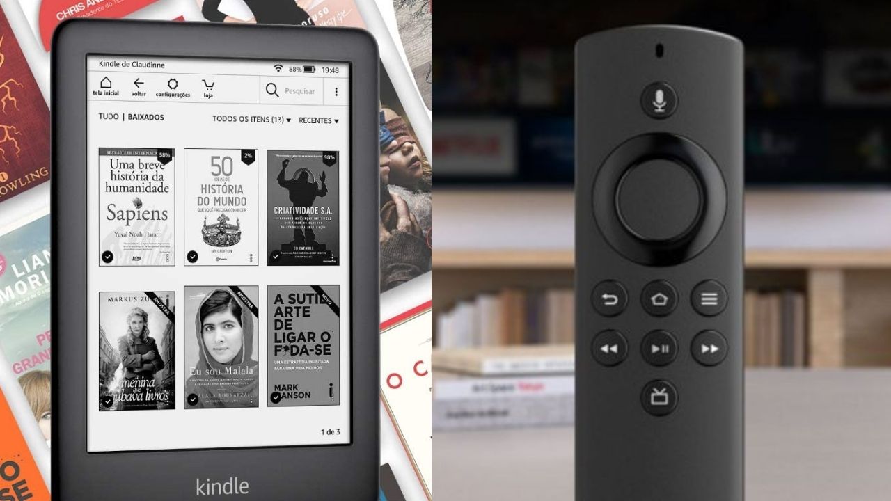 De Kindle a Fire TV: 5 dispositivos em até R$200 off na Amazon