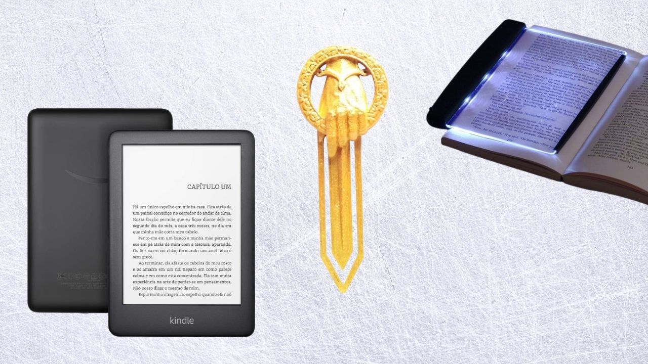 Kindle, luminária e mais: 7 itens que vão facilitar a sua rotina de leitura