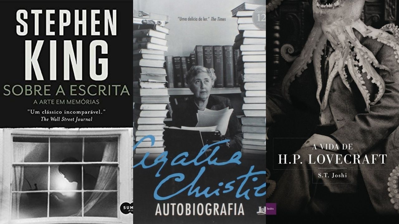 De Stephen King à Agatha Christie: Confira algumas biografias de autores clássicos da literatura mundial