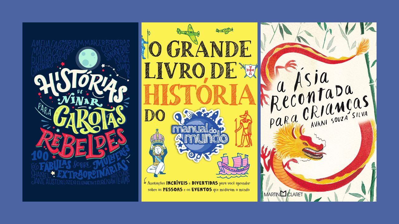 5 livros para ensinar História para as crianças