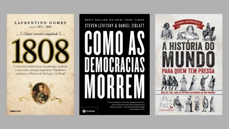 15 obras com temáticas históricas em oferta para você garantir na estante