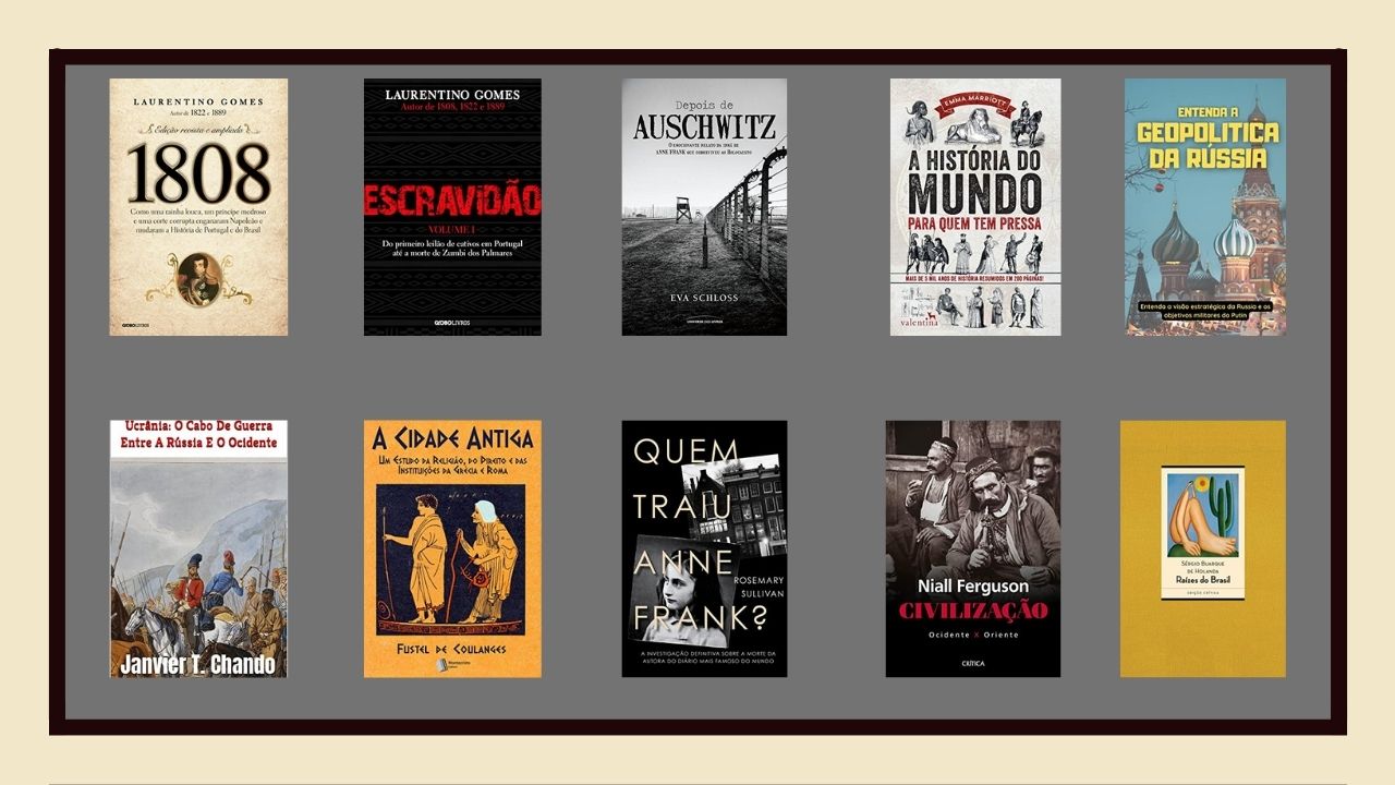 Para os amantes de História: confira 10 eBooks que você precisa ler sobre o Brasil e o mundo