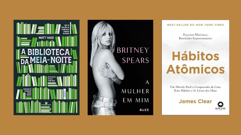 Incluindo a biografia de Britney Spears, confira 8 livros que estão fazendo sucesso na Amazon
