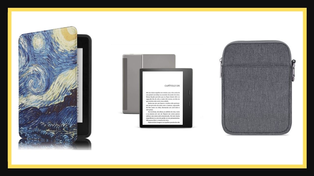 Kindle e acessórios: tudo o que você precisa para ler seus livros favoritos com conforto