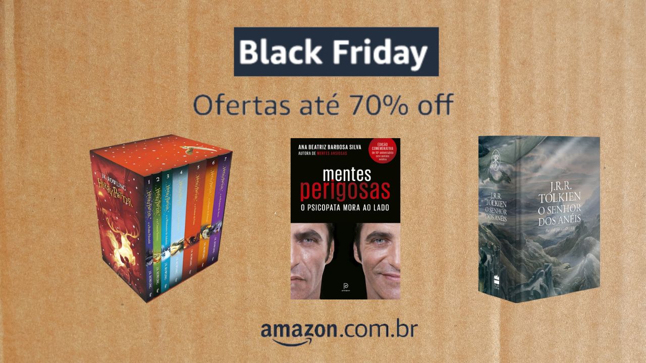 Literatura: 10 títulos com ofertas exclusivas na Black Friday