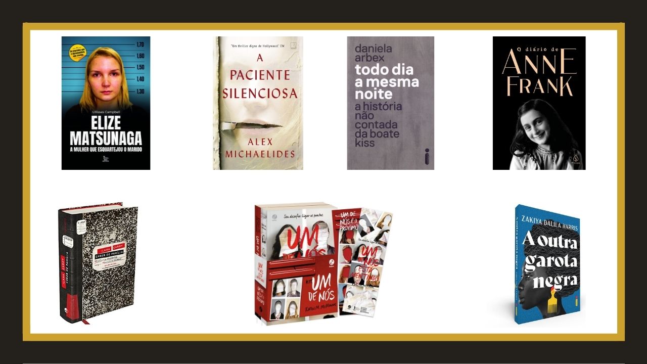 Suspense e casos reais: 7 livros para ter na estante