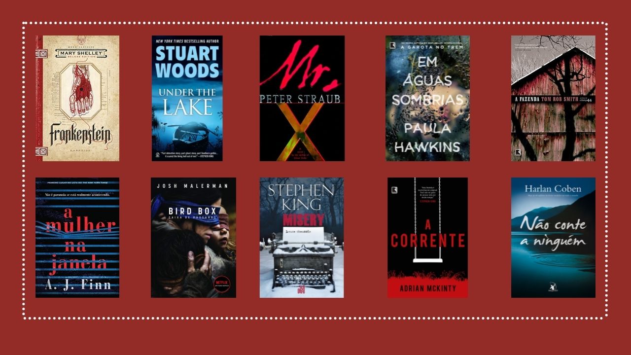 Literatura estrangeira: Confira 10 livros de suspense que vão prender sua atenção