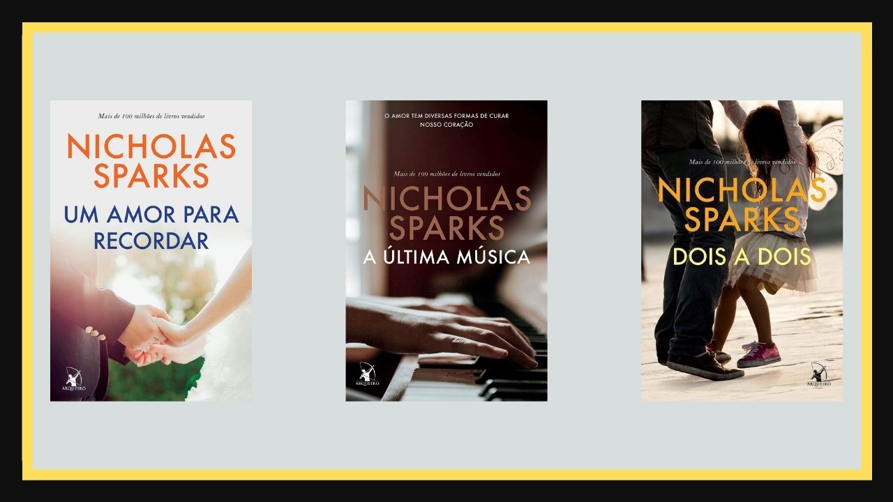 Nicholas Sparks: 6 livros para se apaixonar e colecionar