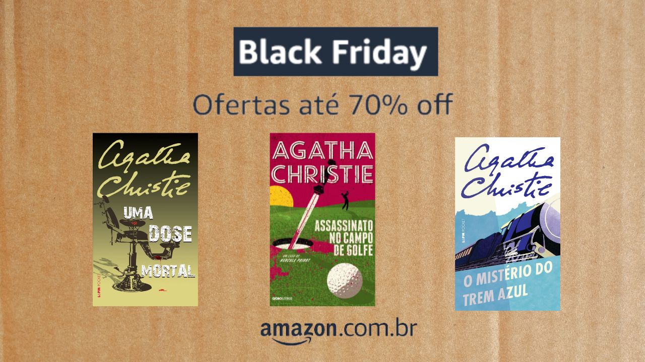 O melhor de Agatha Christie na Black Friday: adquira os livros imperdíveis da dama do crime
