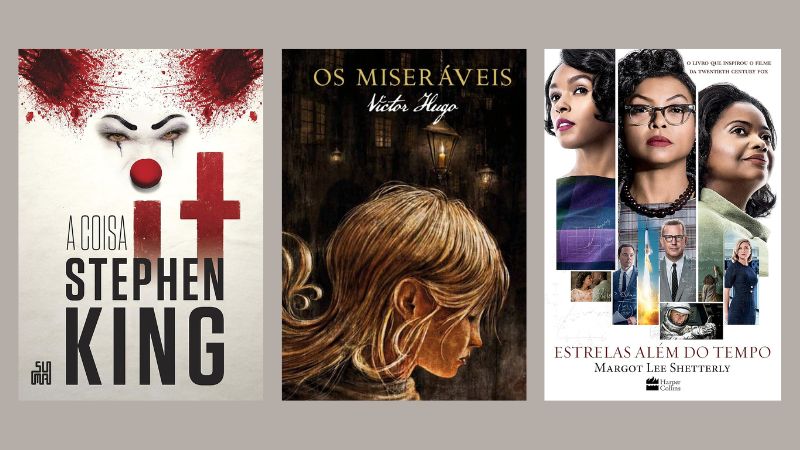 Romance, suspense e mais: 11 livros que viraram filmes e séries de sucesso