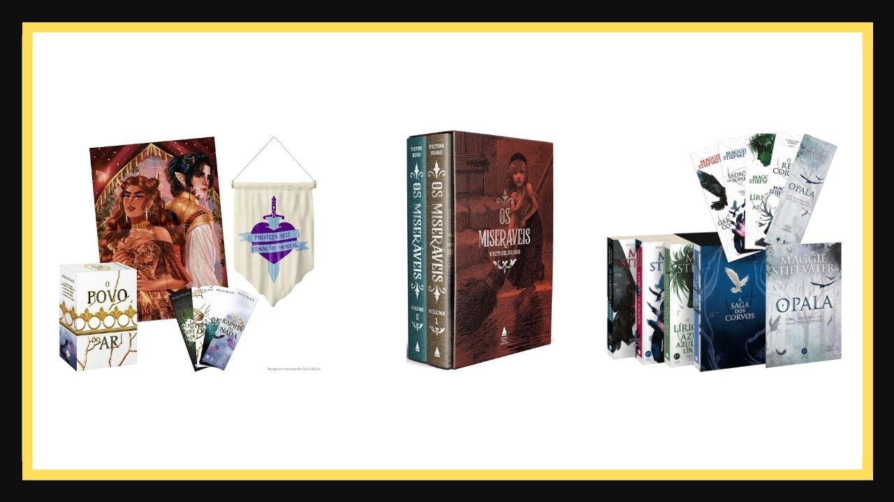 Se aventure com os 7 boxes de livros perfeitos para sua coleção