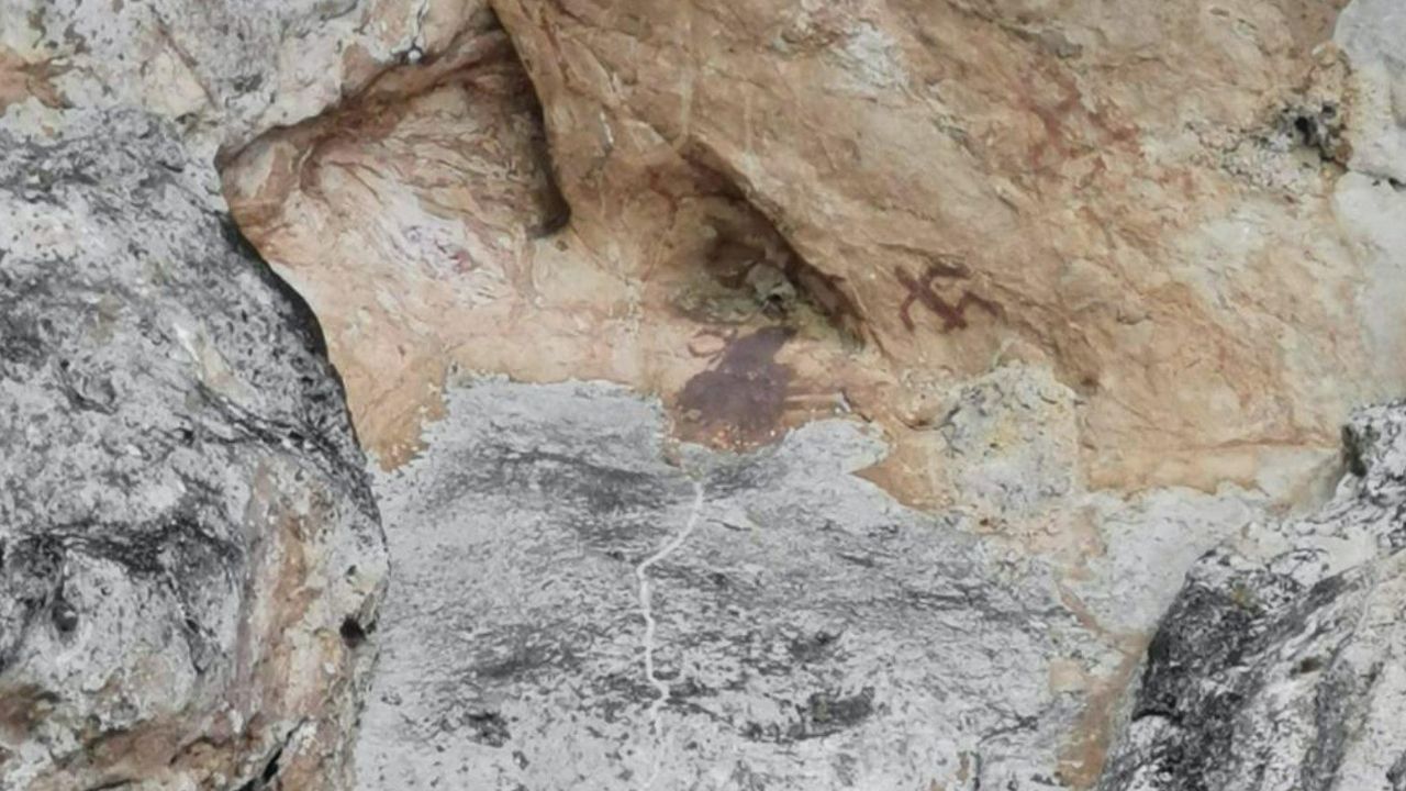 Pinturas rupestres de 3.000 anos são encontradas em caverna na Tailândia