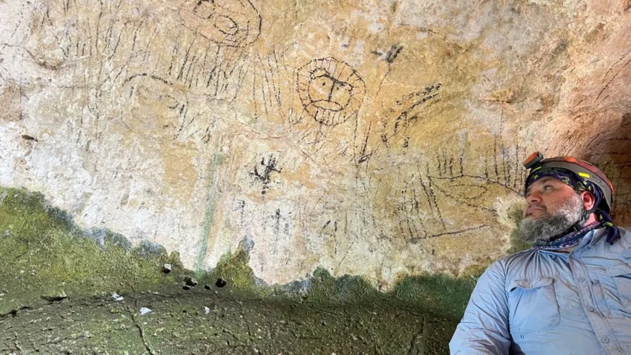 Em caverna, desenho que pode ter sido feito há 500 anos intriga pesquisadores