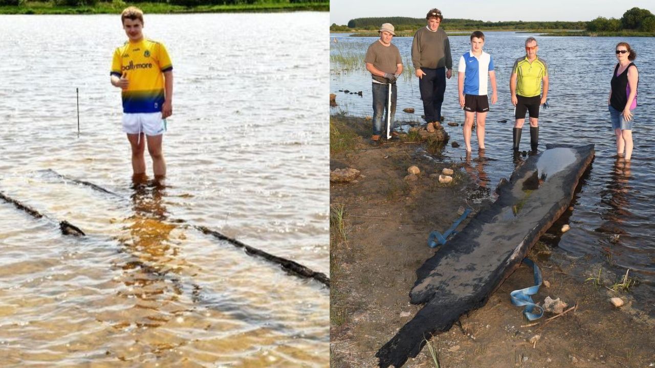 Estudante irlandês de 12 anos descobre possível barco do período Neolítico