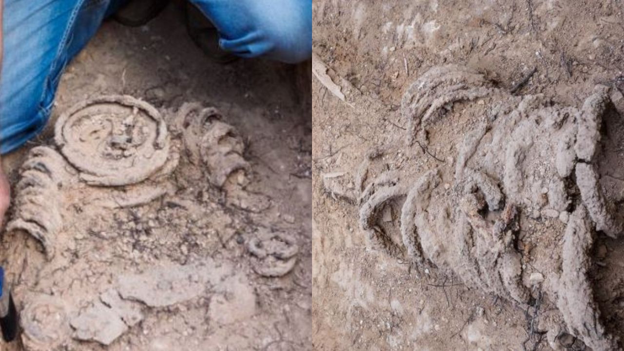 Restos de monge bizantino de 1,5 mil anos são encontrados com anéis de ferro