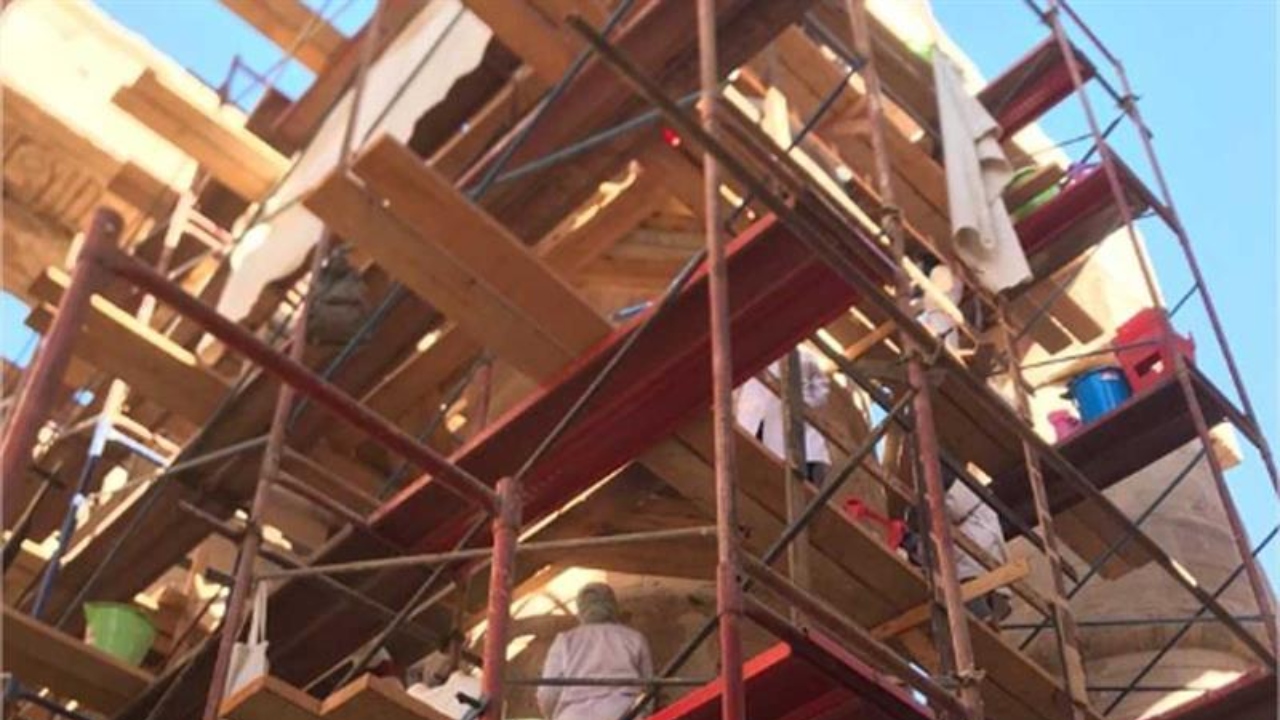Egito restaura 37 colunas de templo antigo em Luxor