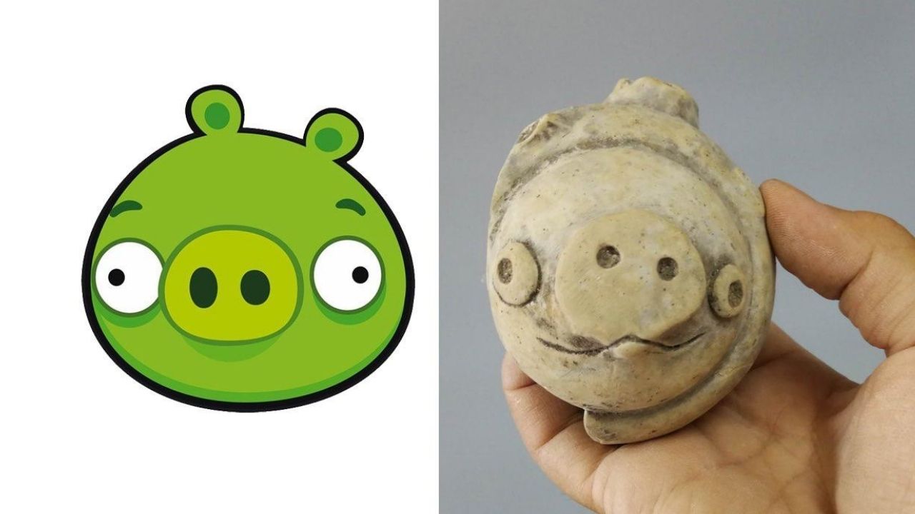 Artefato de 3 mil anos chama atenção por sua semelhança com personagem do jogo Angry Birds