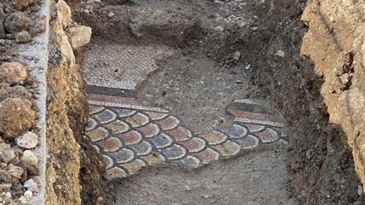 Mosaico do Império Romano é revelado durante obras no Líbano