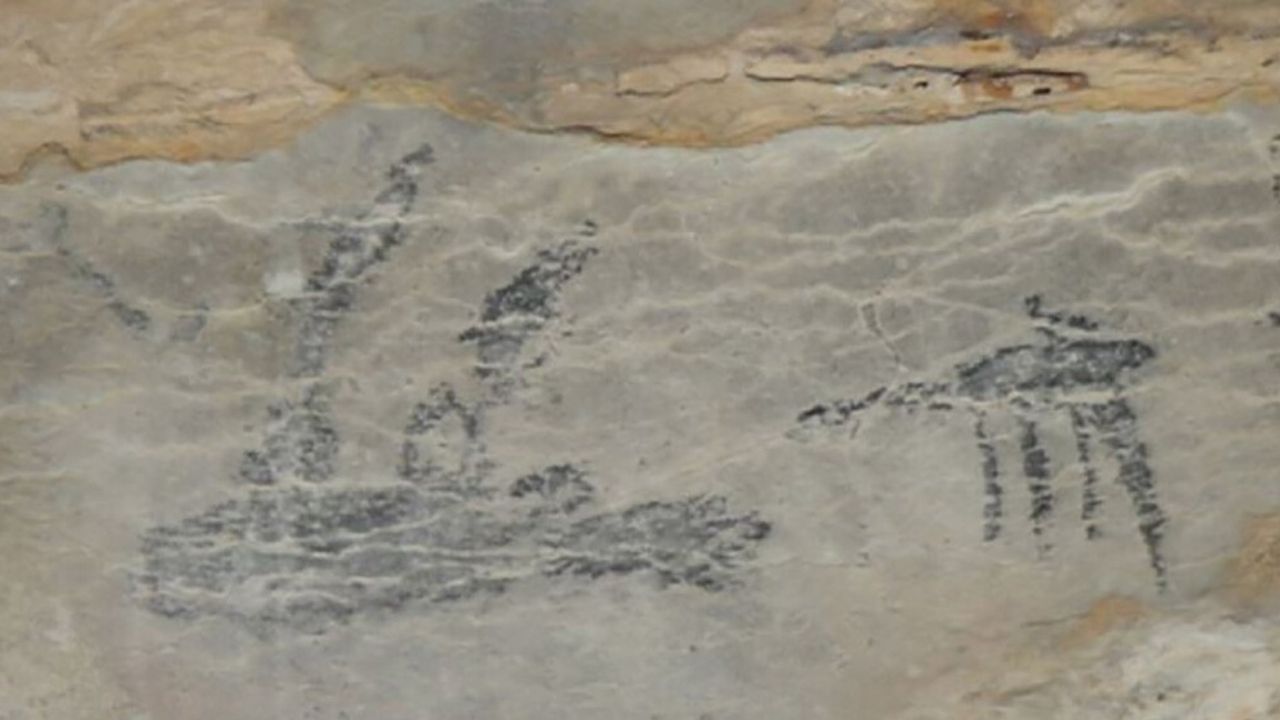 Pintura de lêmure gigante é encontrada em caverna no Madagascar