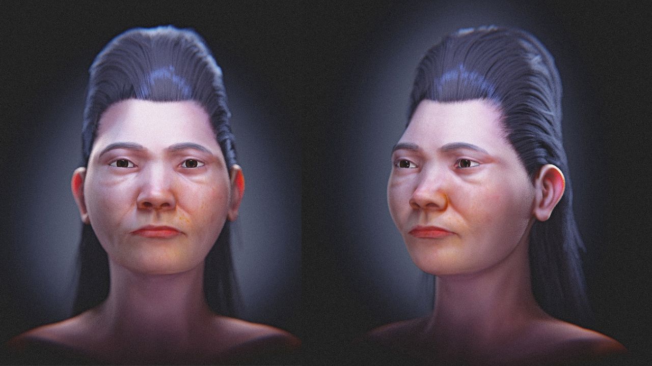Mulher do século 5 que passou por deformação craniana tem reconstrução facial