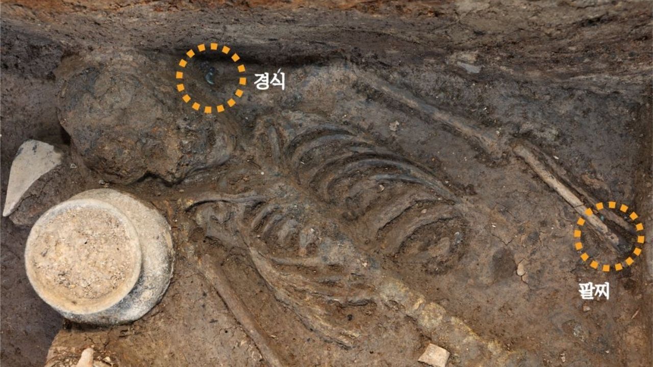 Esqueleto de vítima de sacrifício é descoberto em construção de antigo palácio na Coreia do Sul