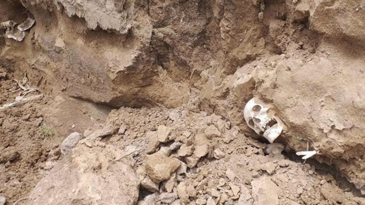 Inundações no Irã revelam misteriosos esqueletos humanos antigos