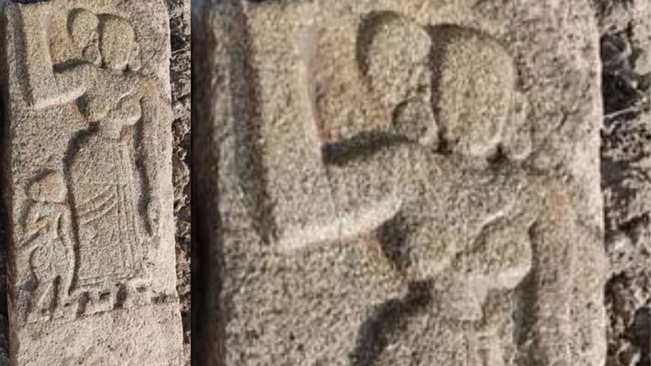 Intrigante estátua do século 17 é descoberta por acidente na Índia