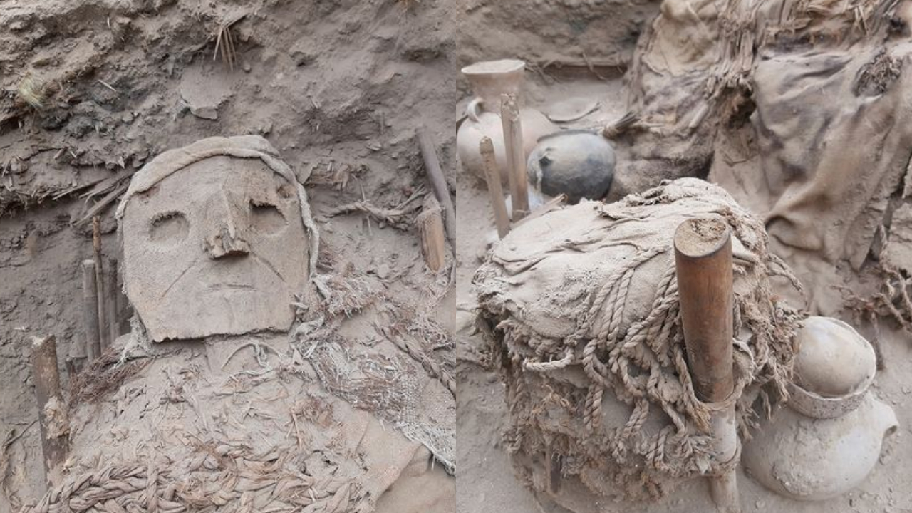 73 múmias pré-incas do Império Wari são desenterradas no Peru
