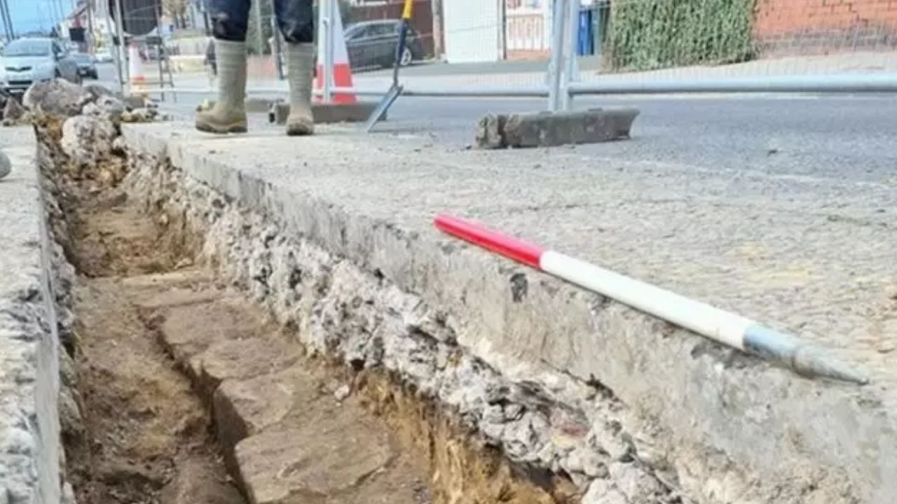 Durante obras na Inglaterra, trabalhadores encontram parte da Muralha de Adriano