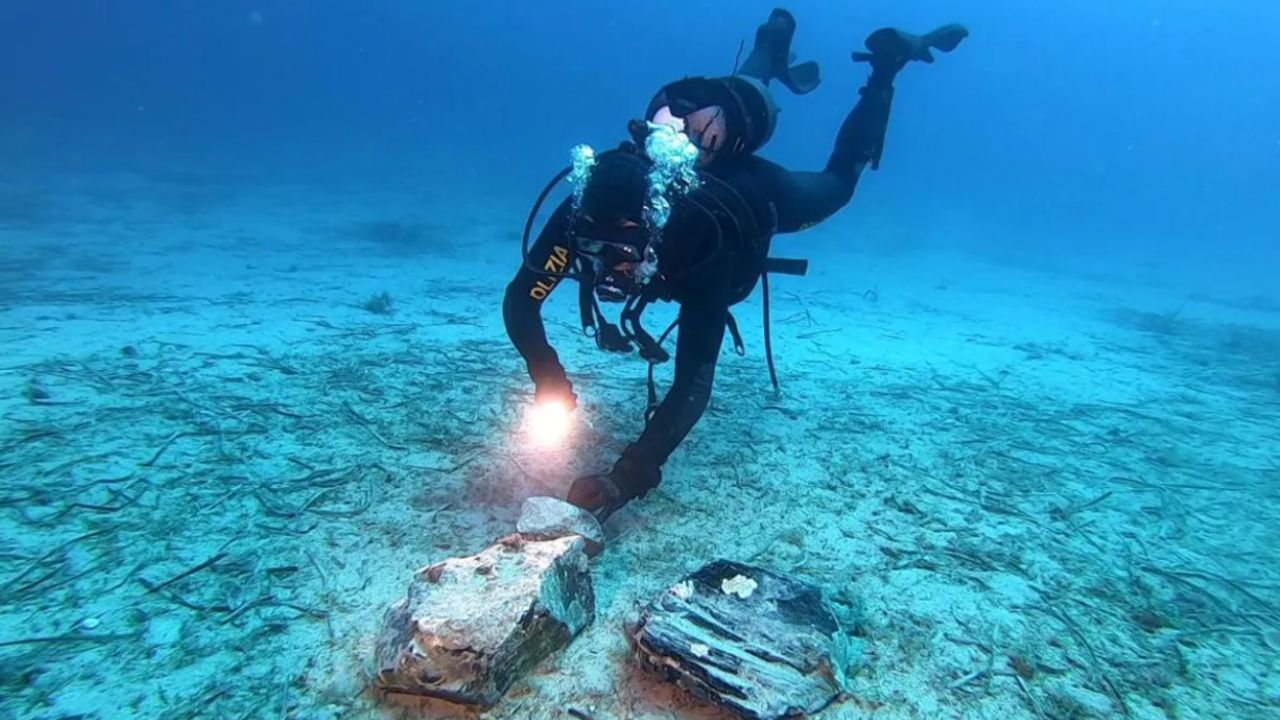 Relíquias da Idade da Pedra são encontradas no fundo do mar próximas da Itália