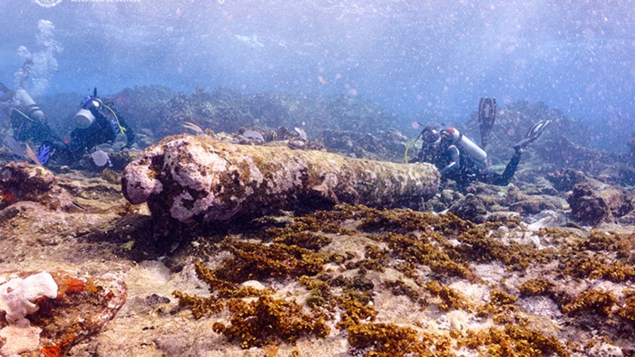 Naufrágio de 200 anos é encontrado por pescador no México