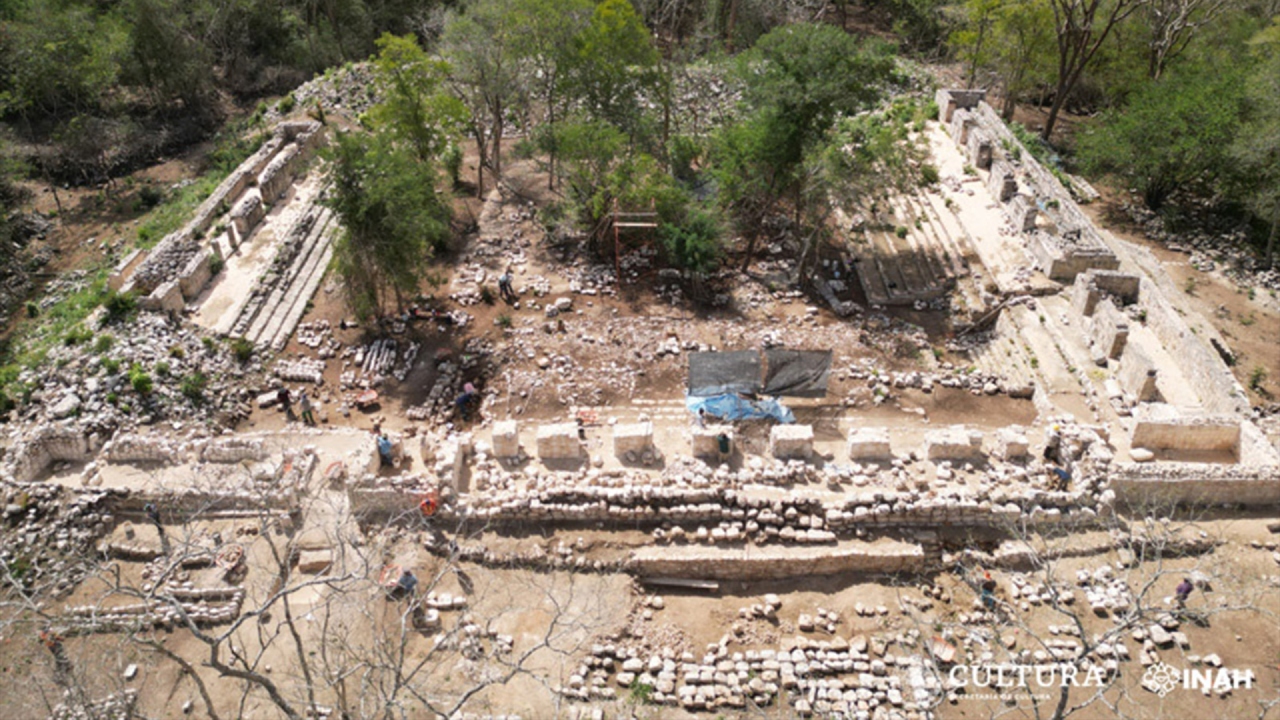 Construção maia é encontrada em cidade mexicana com 1,5 mil anos