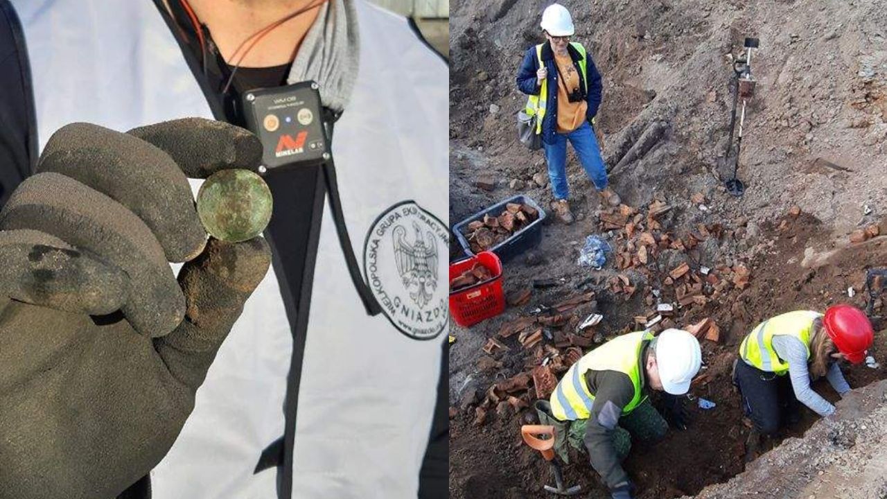 Arqueólogos descobrem centenas de itens históricos em obras de mercado municipal na Polônia