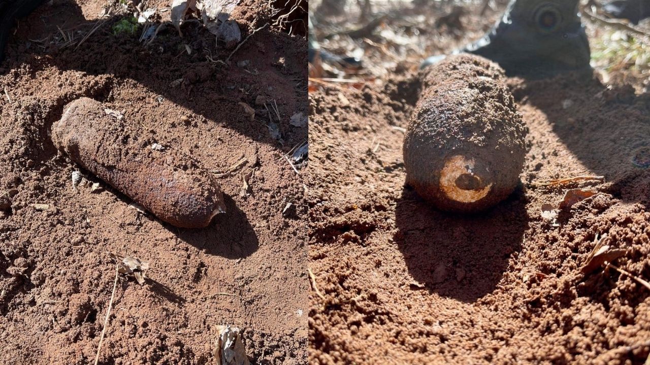 Projétil explosivo da Guerra Civil Americana é encontrado na Geórgia
