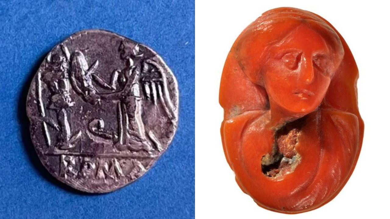 Mais de 3 mil moedas e 50 joias romanas são desenterradas na Itália