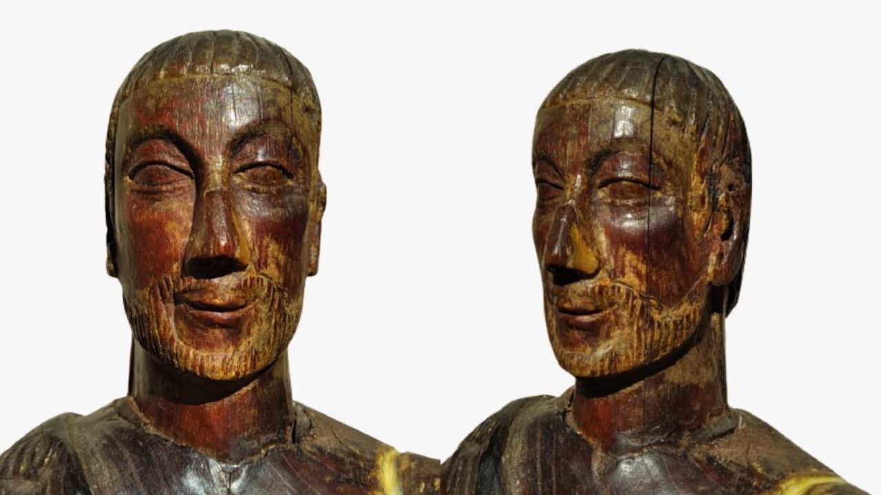 A escultura indígena do profeta São João Batista Missioneiro descoberta no Rio Grande do Sul