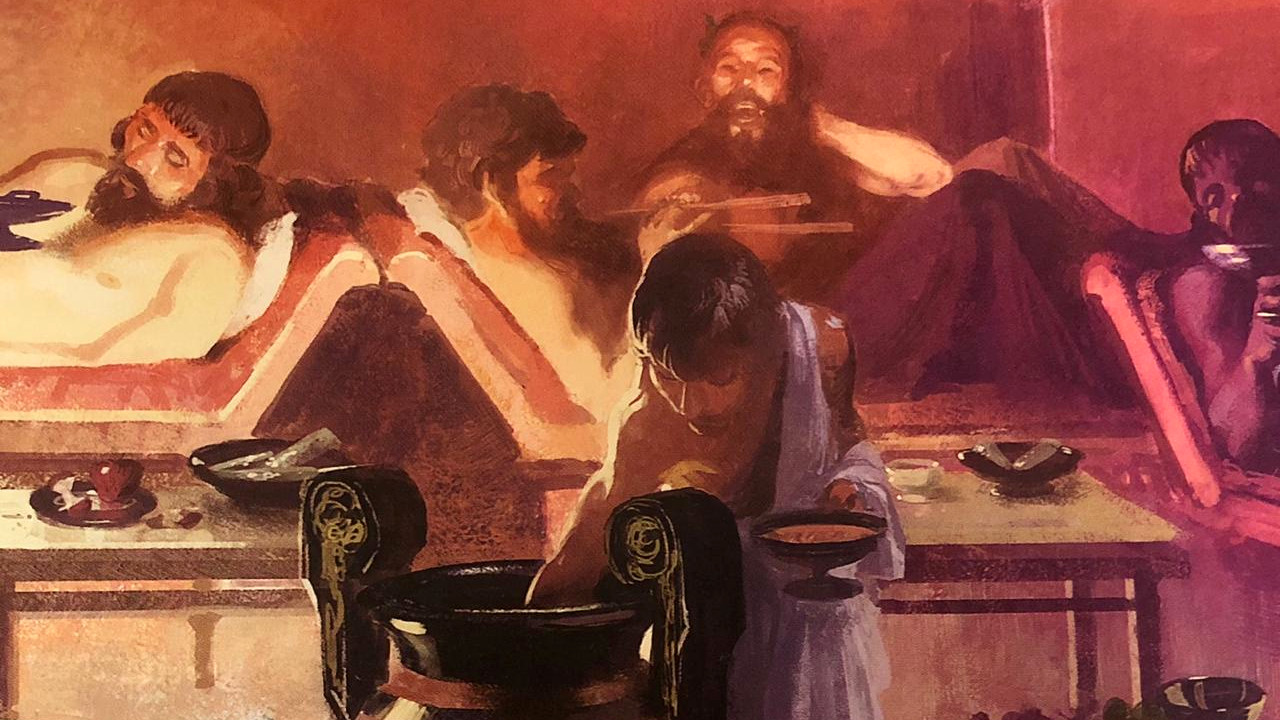 Do vinho a ancestral conversa de boteco: as curiosas festas nos antigos Simpósios