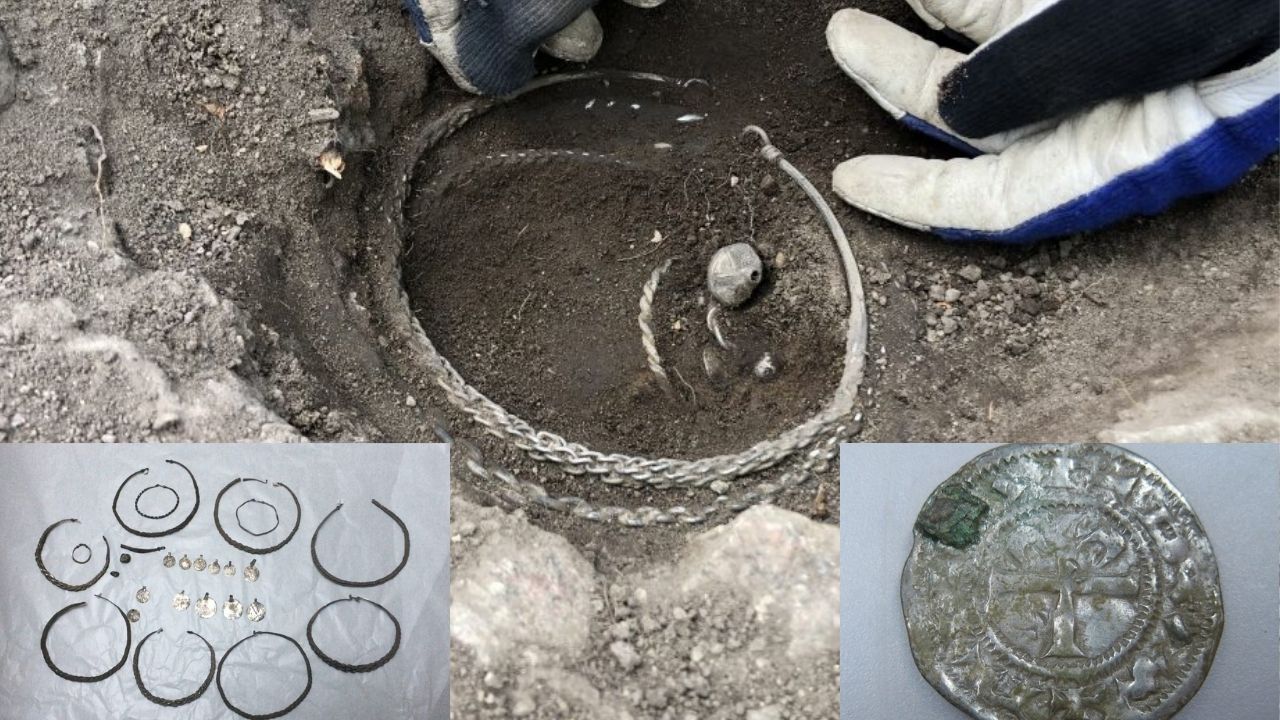 Raro tesouro de prata da era viking é descoberto na Suécia