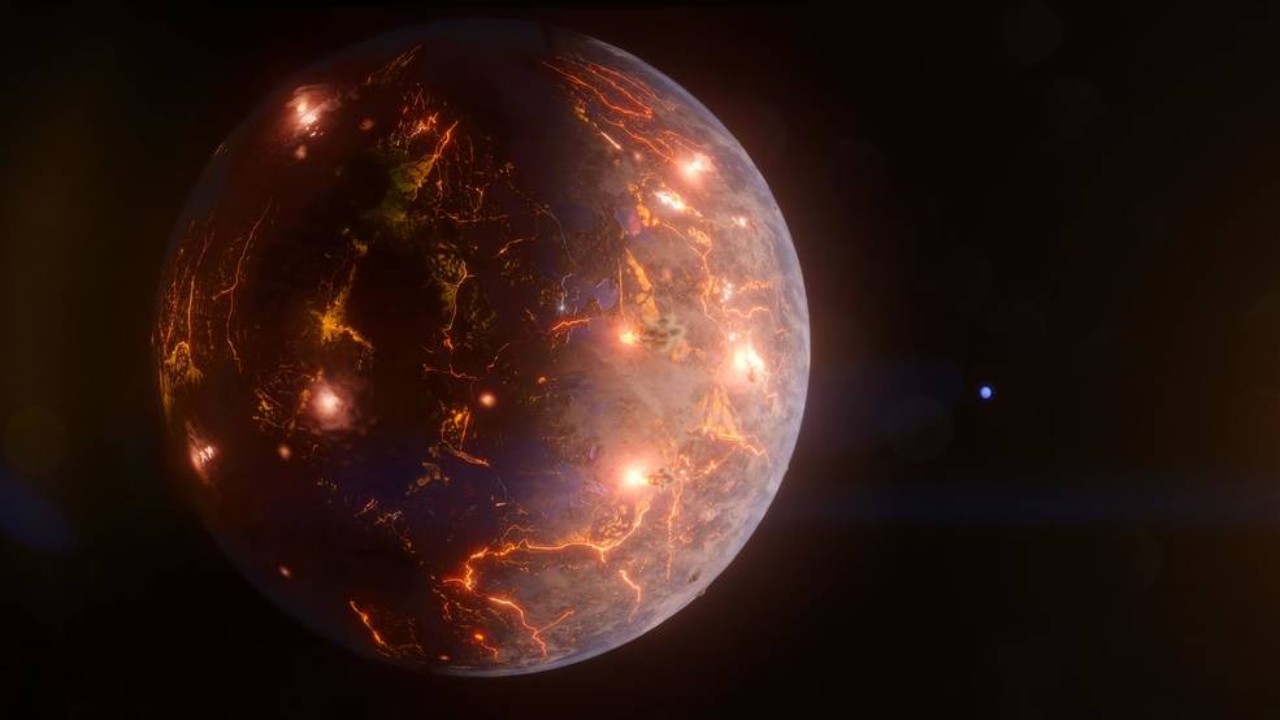 Planeta na Via Láctea do tamanho da Terra pode estar coberto de vulcões ativos