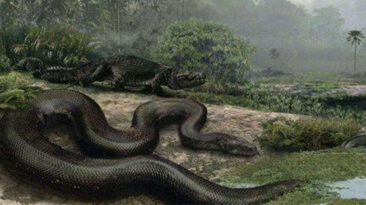 12,8 m de comprimento: conheça as assustadoras cobras pré-históricas Titanoboa