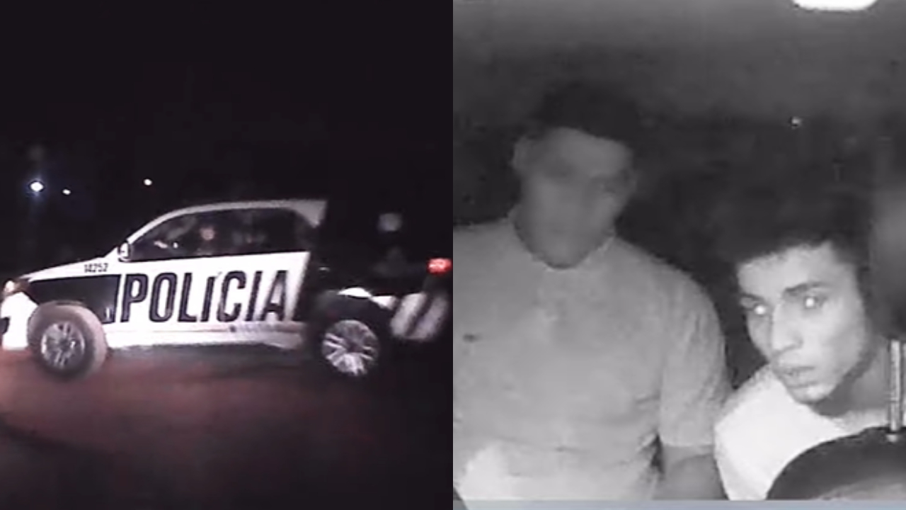 Motorista de aplicativo bate em viatura para se livrar de assalto