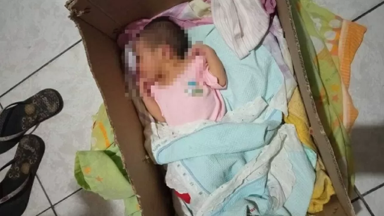 Bebê é encontrada em lixeira e resgatada em Cabo de Santo Agostinho